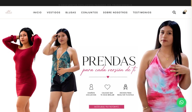 Tienda Virtual JM Fashion Store